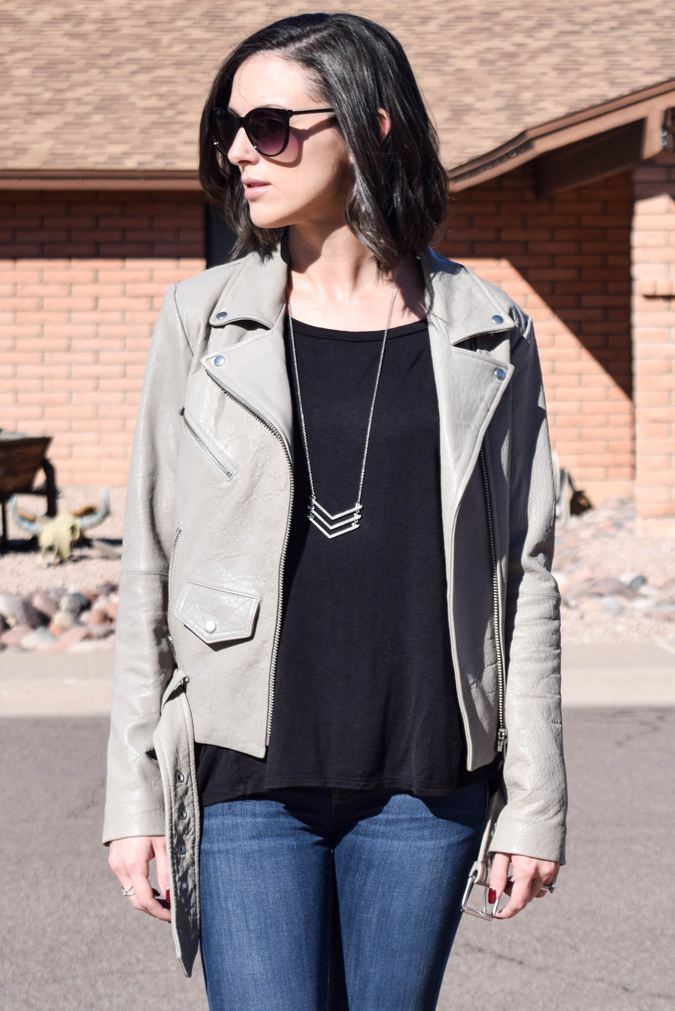 Platinum Jayne Classic Moto Jacket By Veda For 150 The Runway
