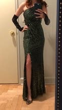 Green Constellation Gown by Badgley Mischka for $90 - $130 | Rent the Runway