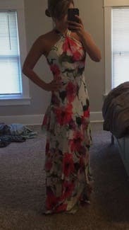 Gozzip Valdis dress peony print