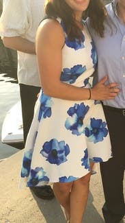 Blue Poppy James Dress by TROUBADOUR for $50 - $65 | Rent the Runway