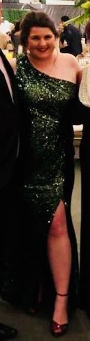 Green Constellation Gown by Badgley Mischka for $100 | Rent the Runway